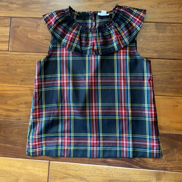 Crewcuts Girls 12 Plaid Top & Skirt Set - Picture 2 of 4